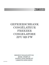 Zanussi ZFU923FW User manual