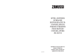 Zanussi ZK20/8R User manual