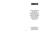 Zanussi ZK20/9R User manual