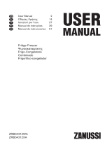 Zanussi ZRB34312WA User manual