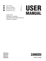 Zanussi ZRB634W User manual