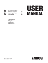 Zanussi ZRG15801WA User manual