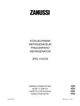 Zanussi ZRG316CW User manual