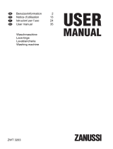 Zanussi ZWT3203 User guide