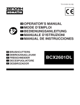 ZENOAH KOMATSU BCX2601DL User manual