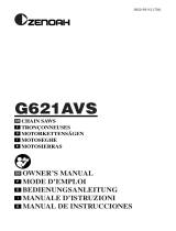 Zenoah G621AVS Owner's manual