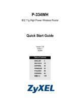 ZyXEL P-334WH User manual