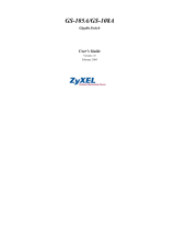 ZyXEL Communications Dimension GS-105A User manual