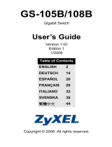 ZyXEL GS-108B User manual