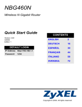 ZyXEL Communications NBG460N User manual