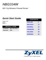 ZyXEL NBG334W User manual