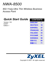 ZyXEL NWA-8500 User manual