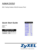 ZyXEL Communications NWA3550 Owner's manual
