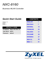ZyXEL Network Device NXC-8160s User manual