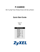ZyXEL P-334WHD User manual