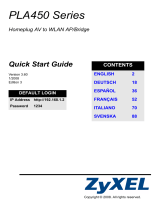 ZyXEL PLA-450 User manual