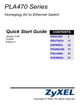 ZyXEL PLA-470 User manual