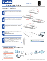 ZyXEL WAH7706 Quick start guide