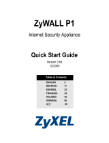 ZyXEL P1 User manual