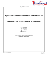 Agilent Technologies E3614A User manual