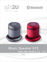 AIPTEK E15 Music Speaker - Air2U Owner's manual