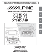 Alpine X701D A4 A4R Q5 User manual