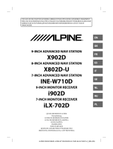 Alpine X X702D A4 A4R A5 Q5 Quick start guide