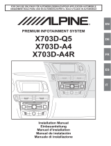 Alpine Serie X703D A4 A4R A5 Q5 Q5R User manual
