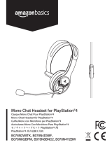 AmazonBasicsGaming Chat Headset for PlayStation 4