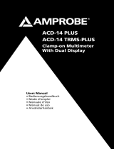 Amprobe ACD-14-PLUS & ACD-14-TRMS-PLUS Clamp-On Multimeters User manual