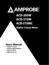 Amprobe ACD-20SW, ACD-21SW & ACD-21SWC Digital Clamp Meters User manual