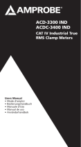 Amprobe ACD-3300 & ACD-3400 Industrial Clamp Meters User manual