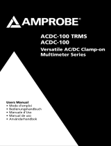 Amprobe ACDC-100 & ACDC-100-TRMS Clamp-On Multimeters User manual