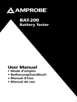 Amprobe BAT-200 Battery Tester User manual