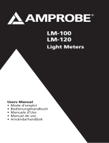Amprobe LM-100 & LM-120 Light Meters User manual