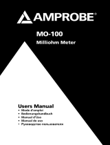 Amprobe MO-100 Milliohm Meter User manual