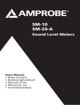 Amprobe SM-10 & SM-20-A Sound Level Meters User manual