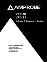 Amprobe VPC-30 & VPC-31 Voltage Continuity Testers User manual