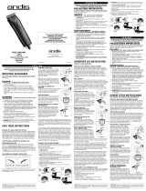 Andis MBG-2 Operating instructions