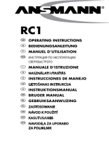 ANSMANN RC1 Operating instructions