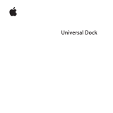 Apple Universal Dock User manual