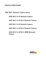 Axis M3114-R M12 Installation guide
