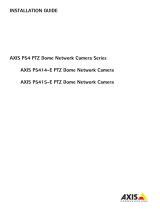 Axis P5415-E User manual