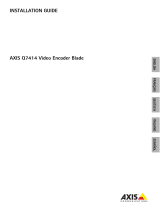 Axis Q7414 Installation guide