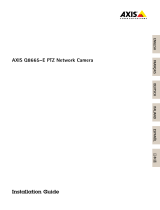 Axis Q8665-E User manual