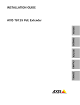 Axis T8129 User manual
