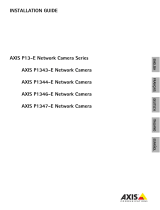 Axis P1343-E User manual