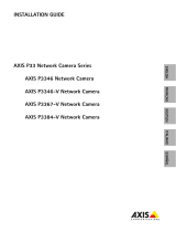 Axis Communications P3346-V User manual