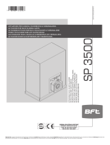 BFT SP 3500 Owner's manual