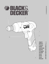 BLACK DECKER vpx 1101 Owner's manual
